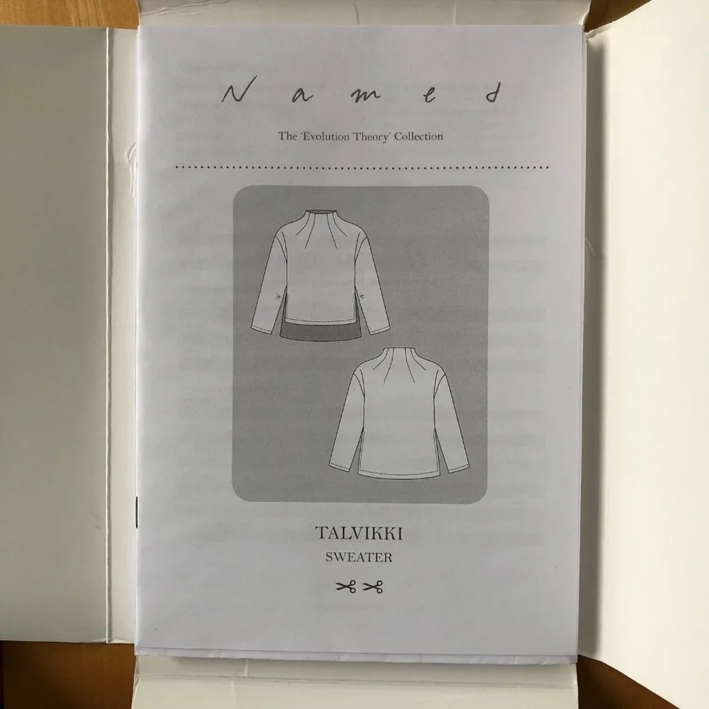 Named Pattern Talvikki Sweater, Uncut Sizes 0-18 - Picture 3 of 5